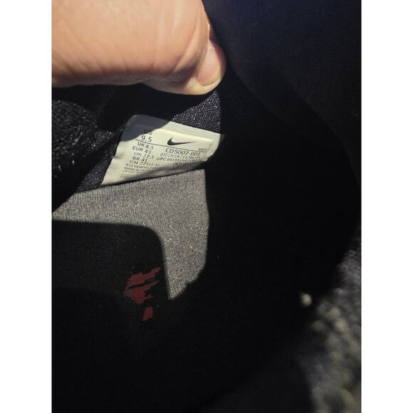 Nike Lebron 17 Low Bred Mens Size 9.5 Black Red Basketball Shoes CD5007-001 - Picture 9 of 9